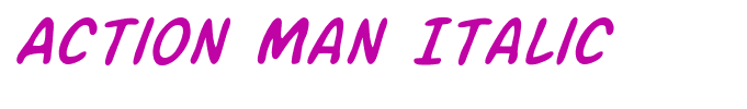 Action Man Italic